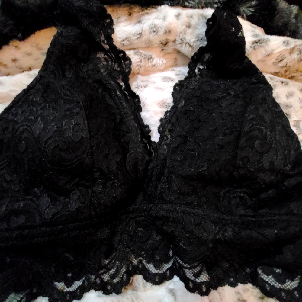 Nwot longline lace bralette
